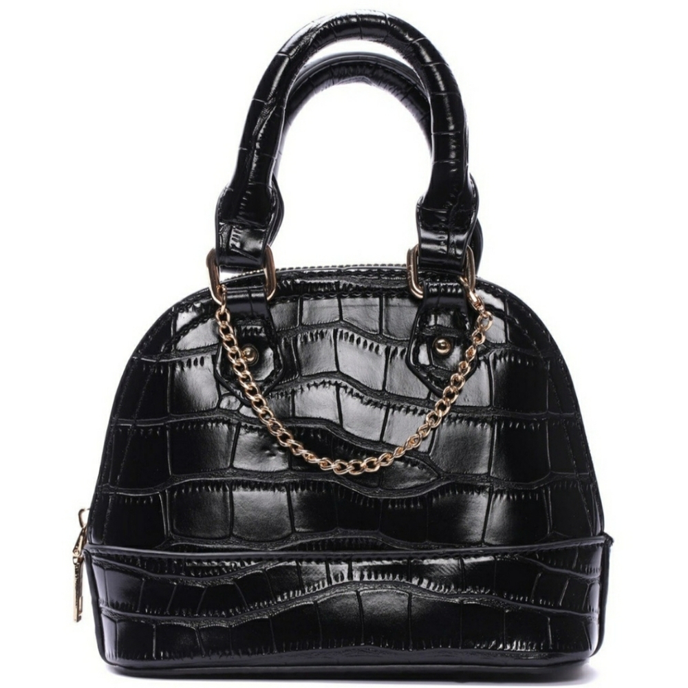 🖤 Faux Leather Mini Satchel